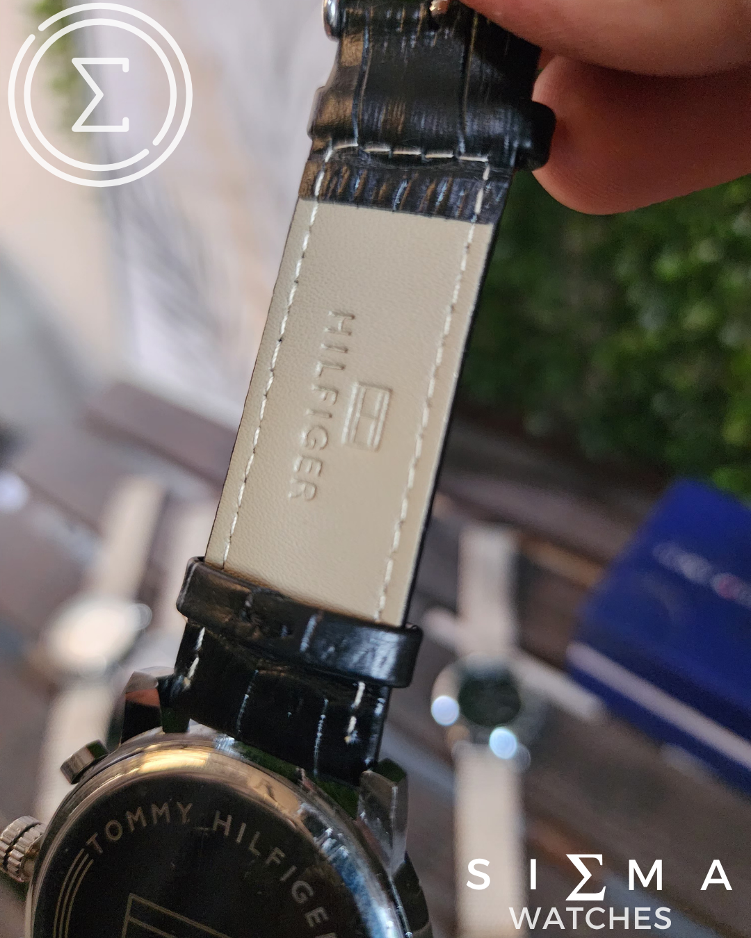 Tommy Hilfiger leather