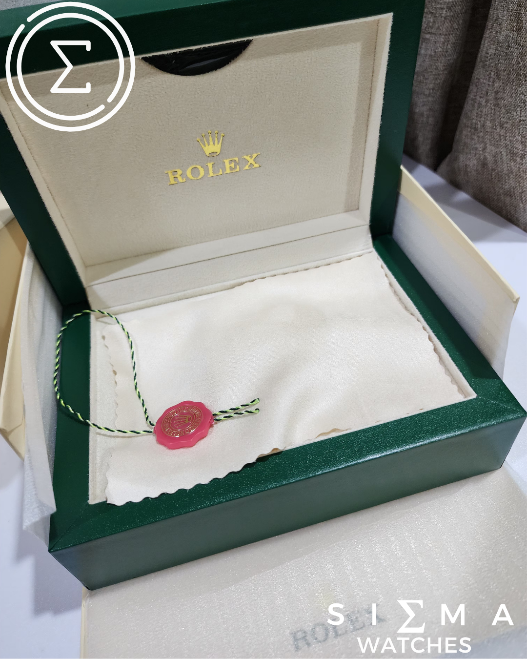 ROLEX Wood x Leather box