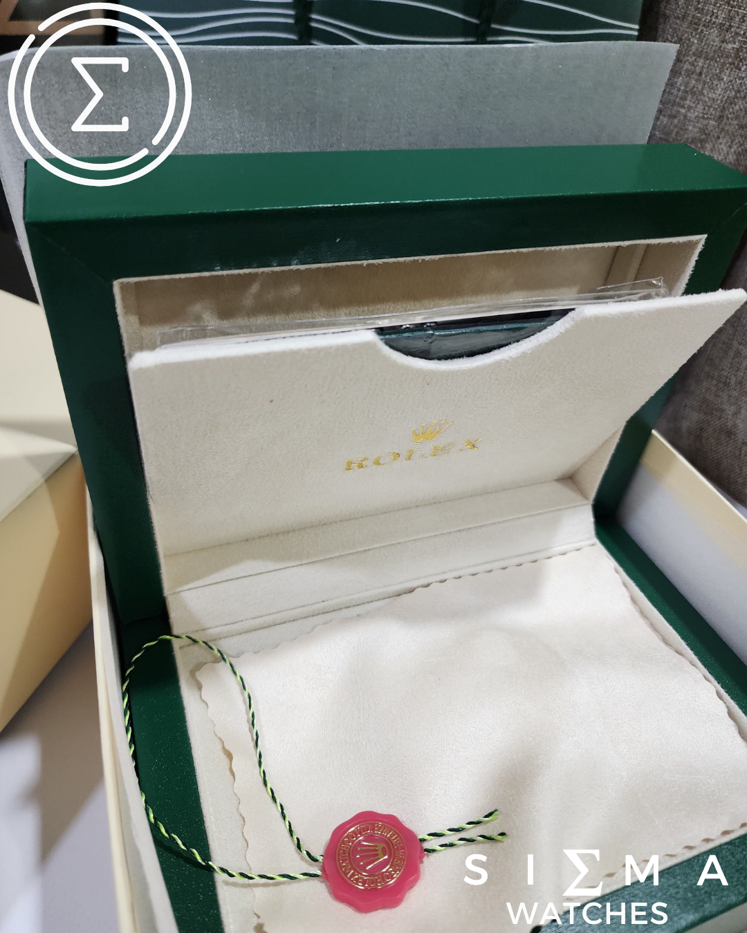 ROLEX Wood x Leather box