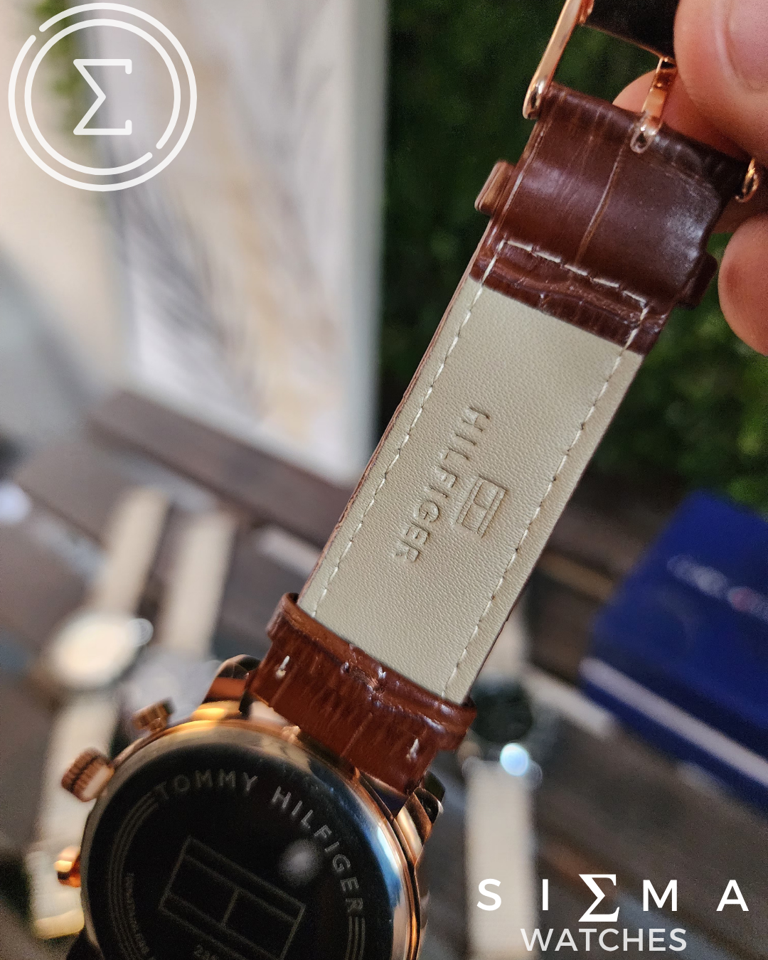 Tommy Hilfiger leather