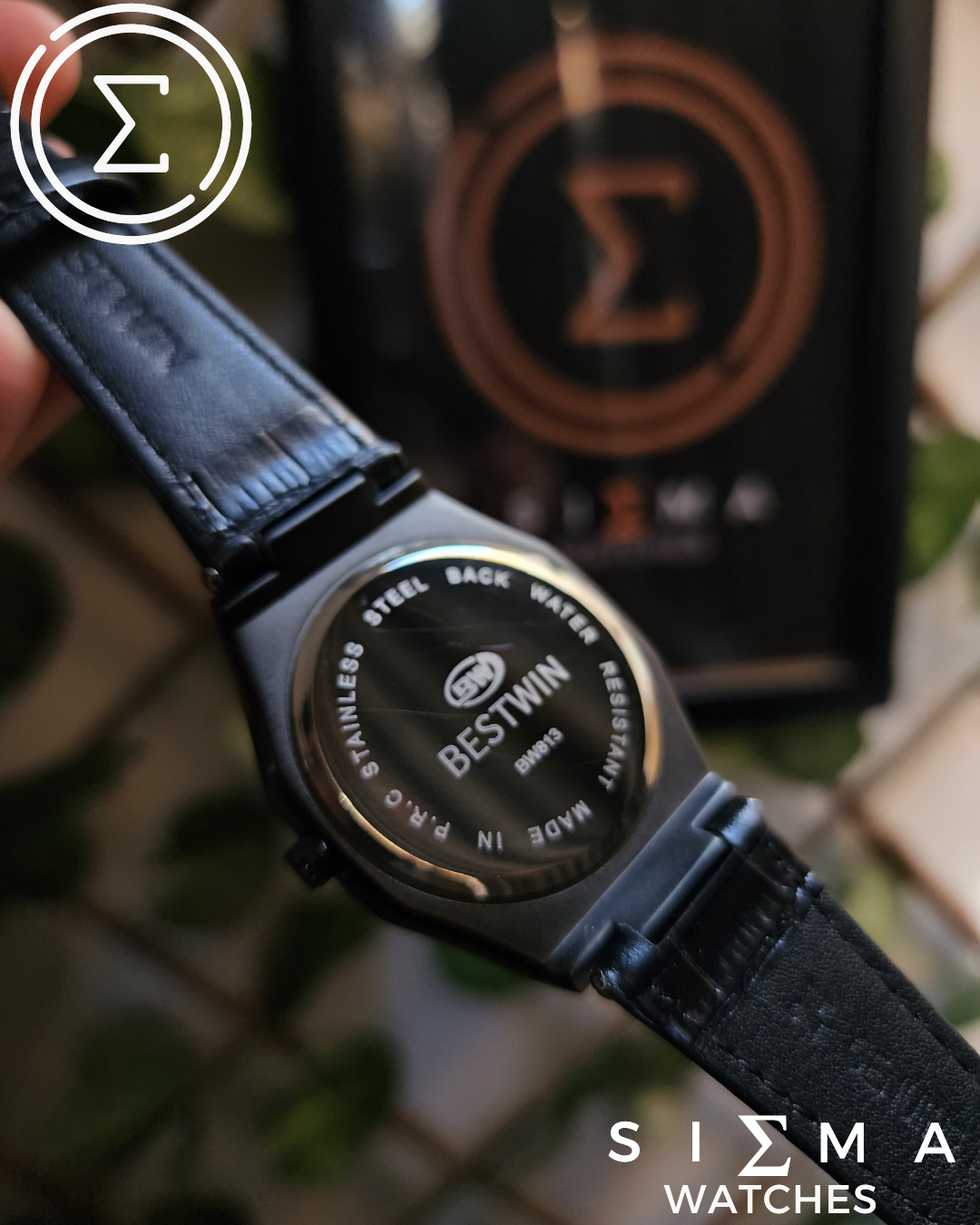 BESTWIN BLACK leather