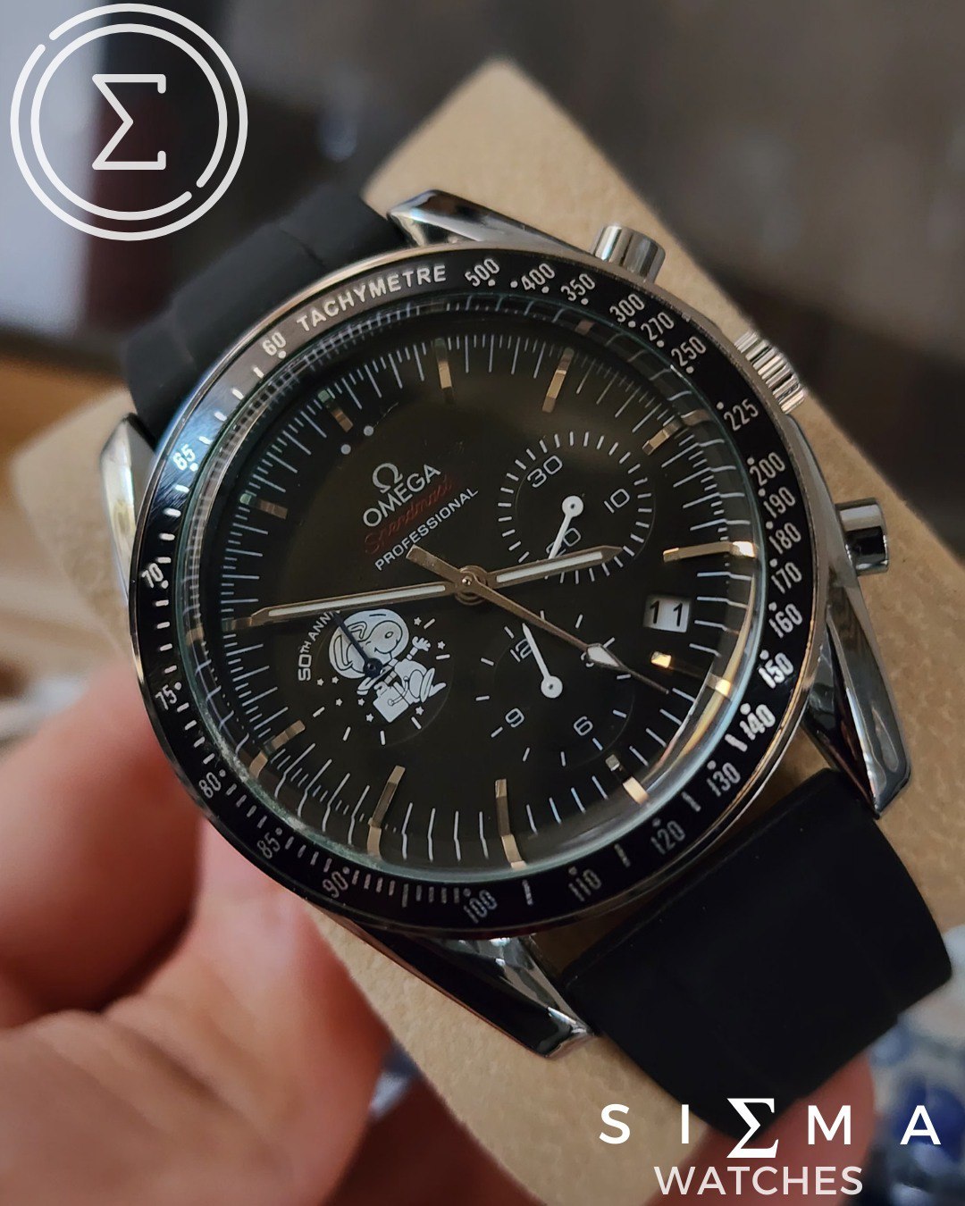 OMEGA speedmaster rubber