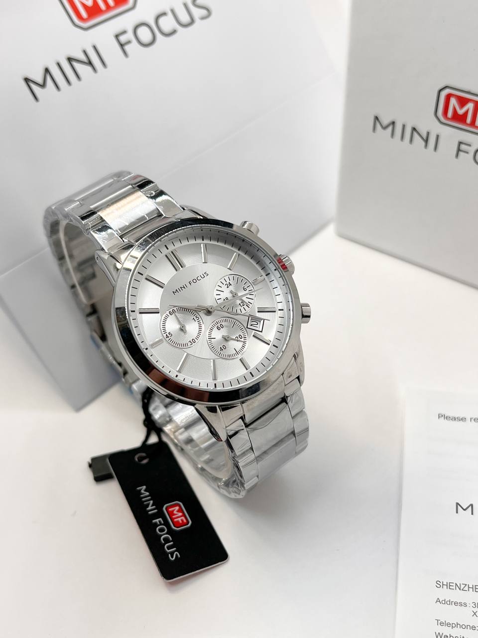 Mini Focus Armani silver