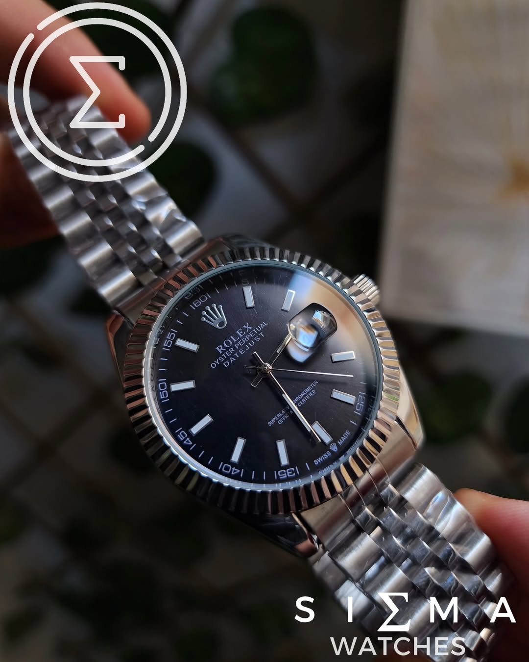 Rolex date-just men (automatic-like)