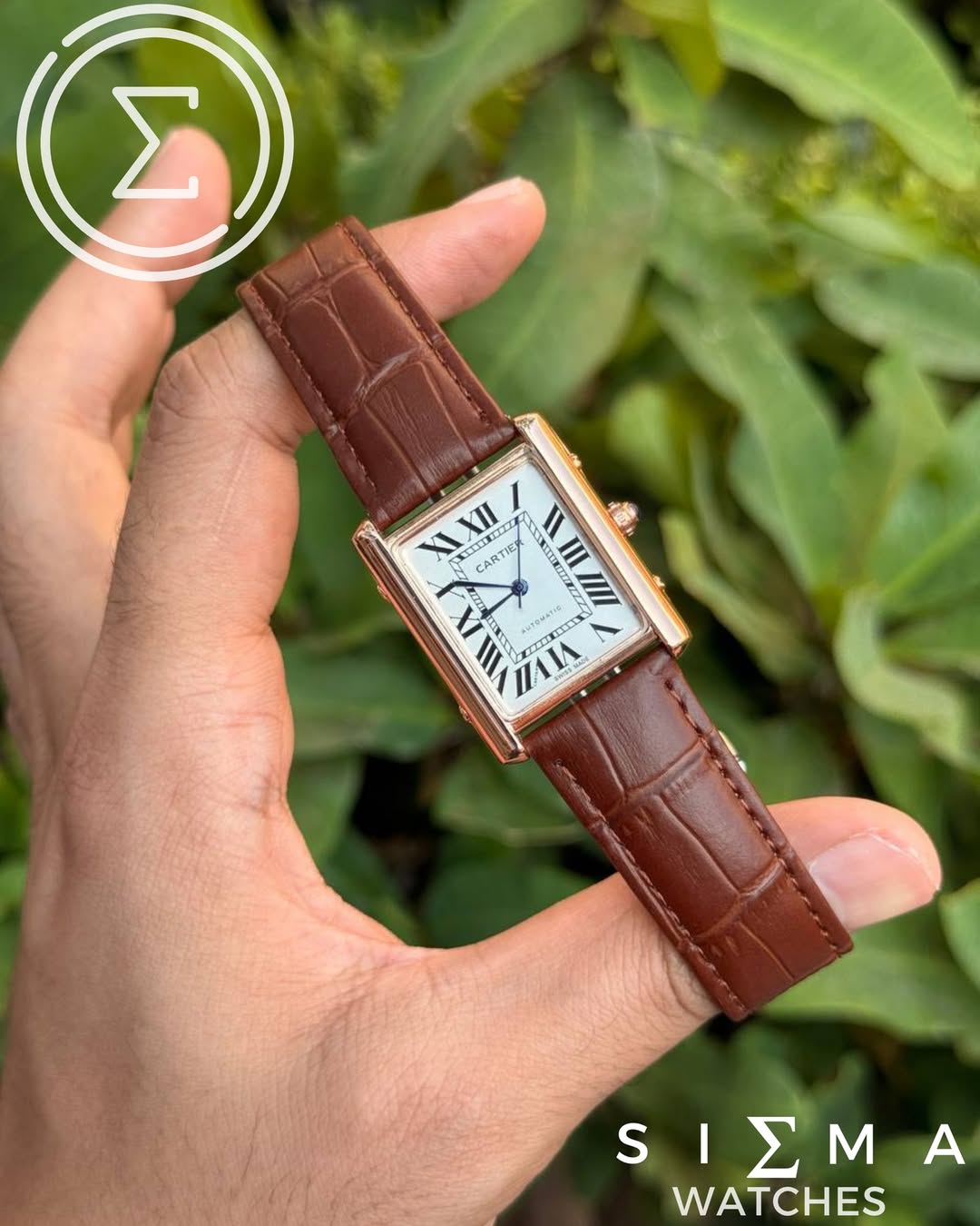 Cartier tank "havan*rose gold"
