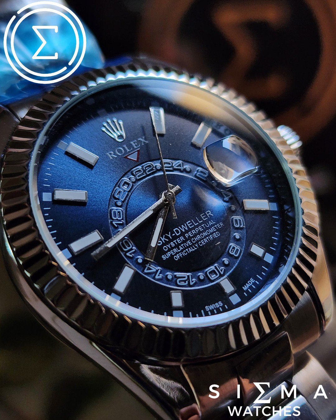 Rolex sky-Dweller mirror