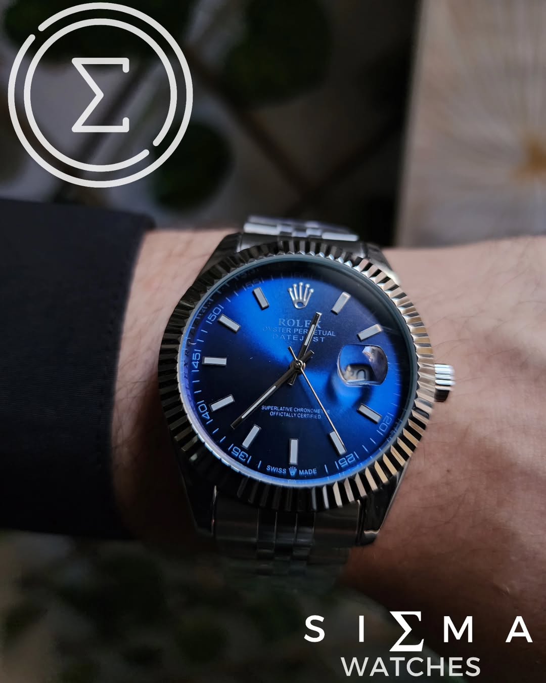 Rolex date-just men (automatic-like)