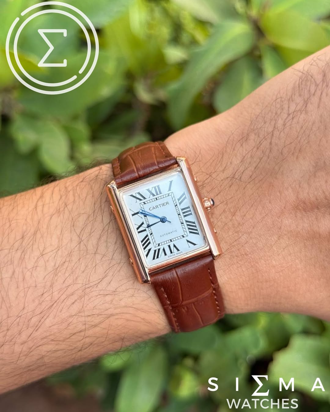Cartier tank "havan*rose gold"