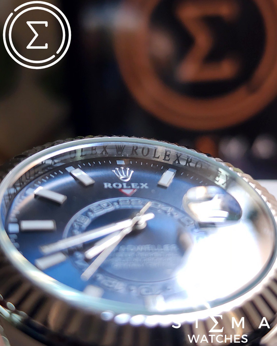 Rolex sky-Dweller mirror