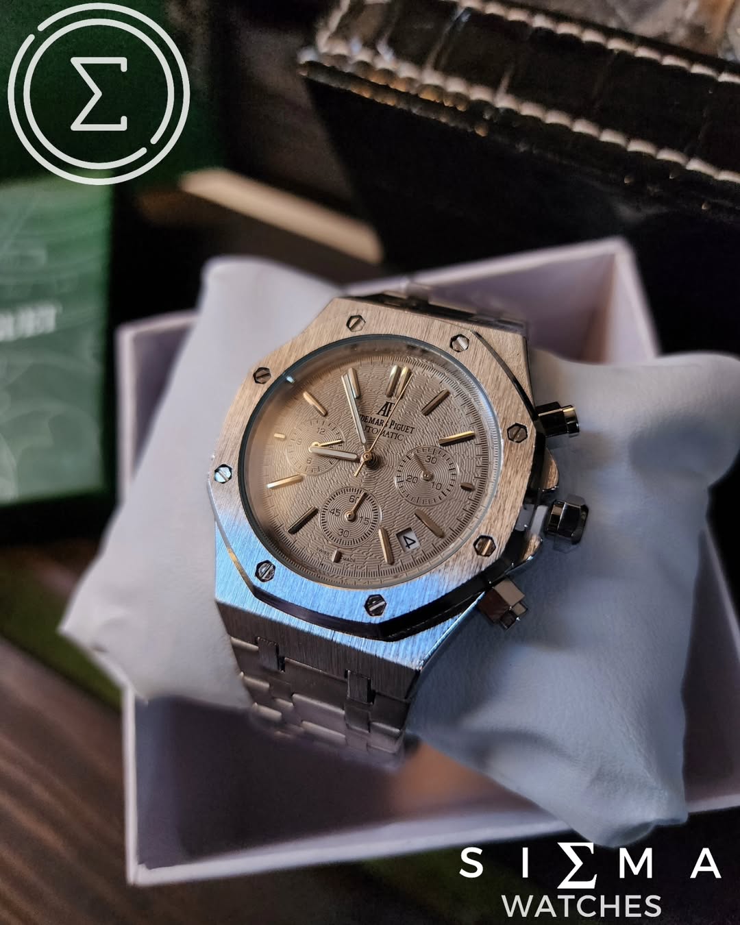 AP royal oak mono "chronograph"
