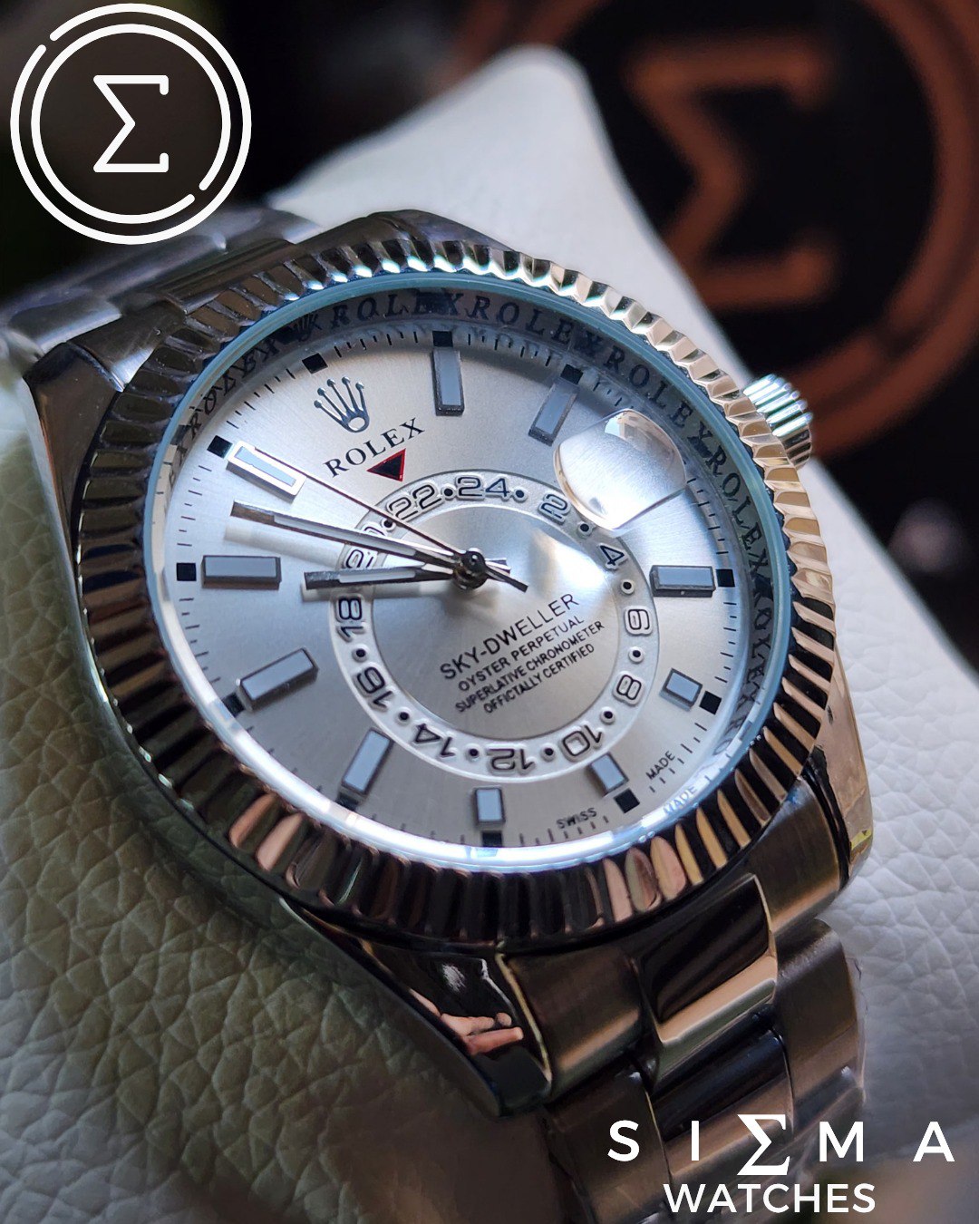 Rolex sky-Dweller mirror