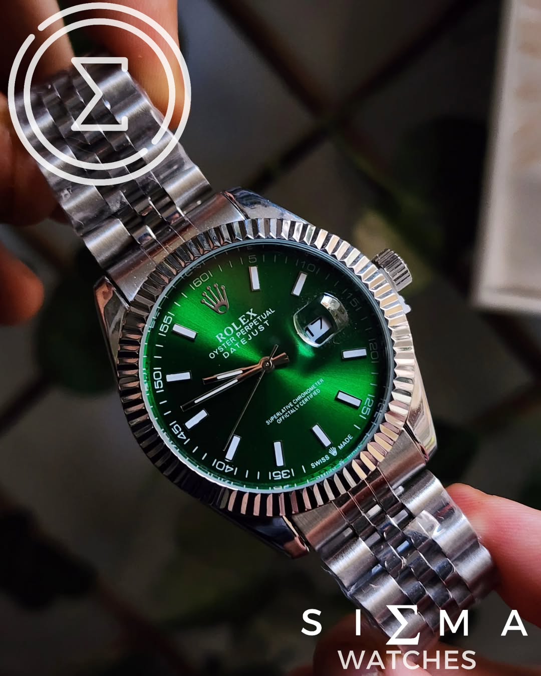 Rolex date-just men (automatic-like)