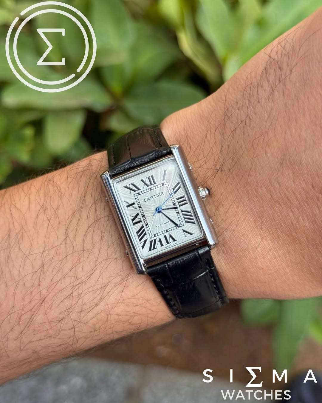 Cartier tank "black"