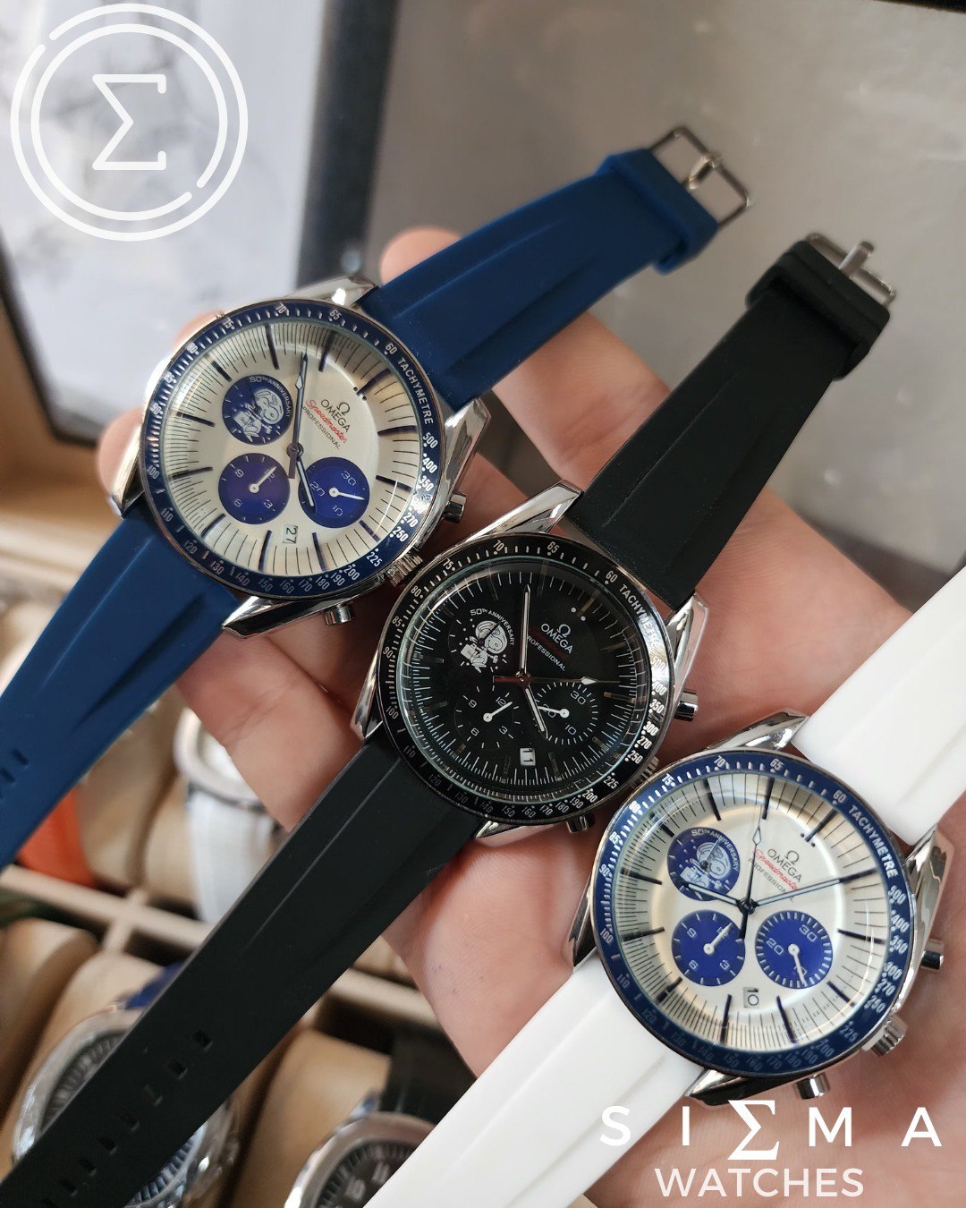 OMEGA speedmaster rubber