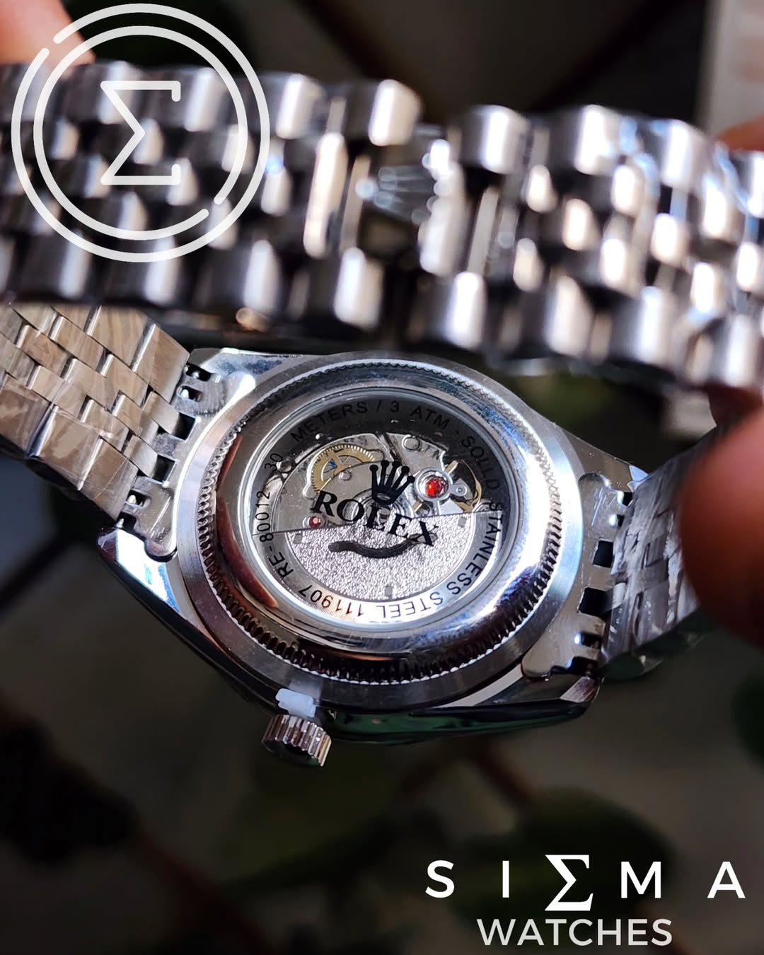 Rolex date-just men (automatic-like)