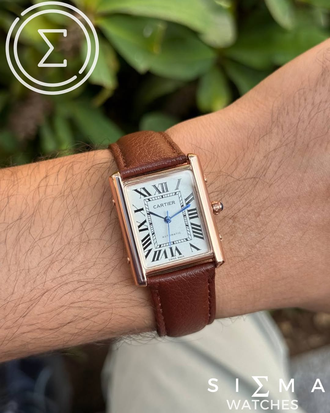 Cartier tank "havan*rose gold"