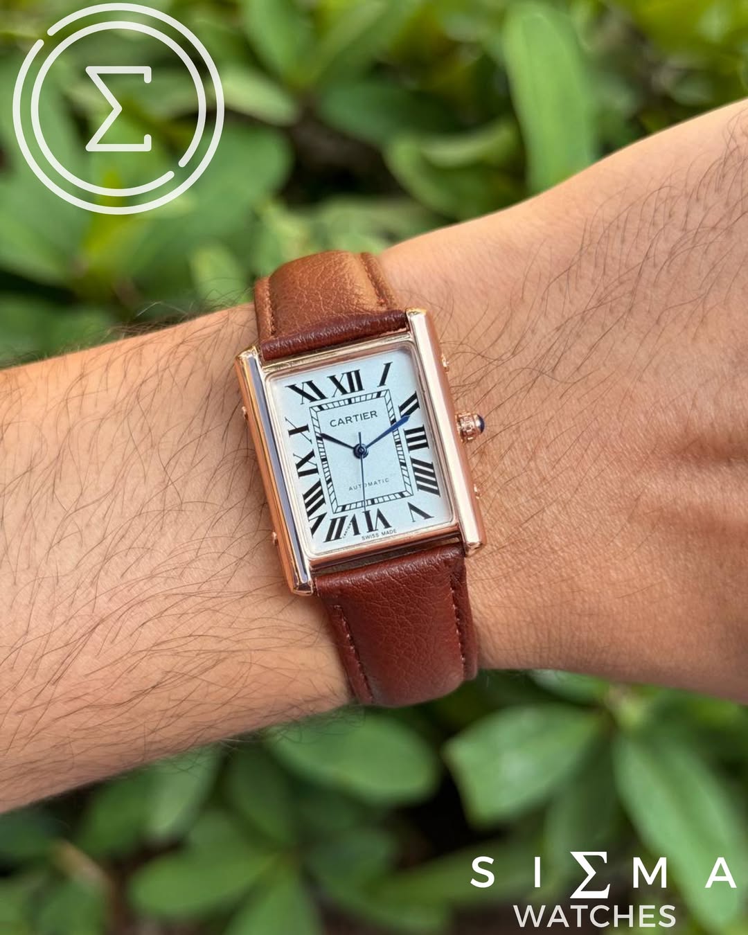 Cartier tank "havan*rose gold"