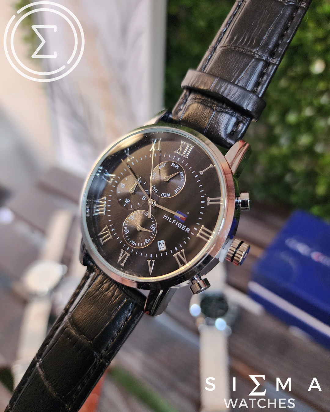 Tommy Hilfiger leather