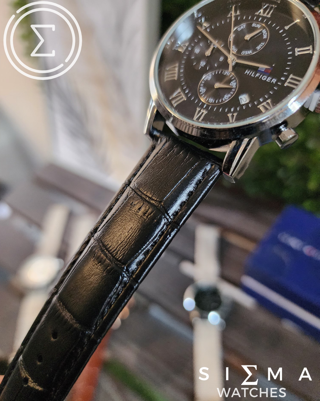 Tommy Hilfiger leather