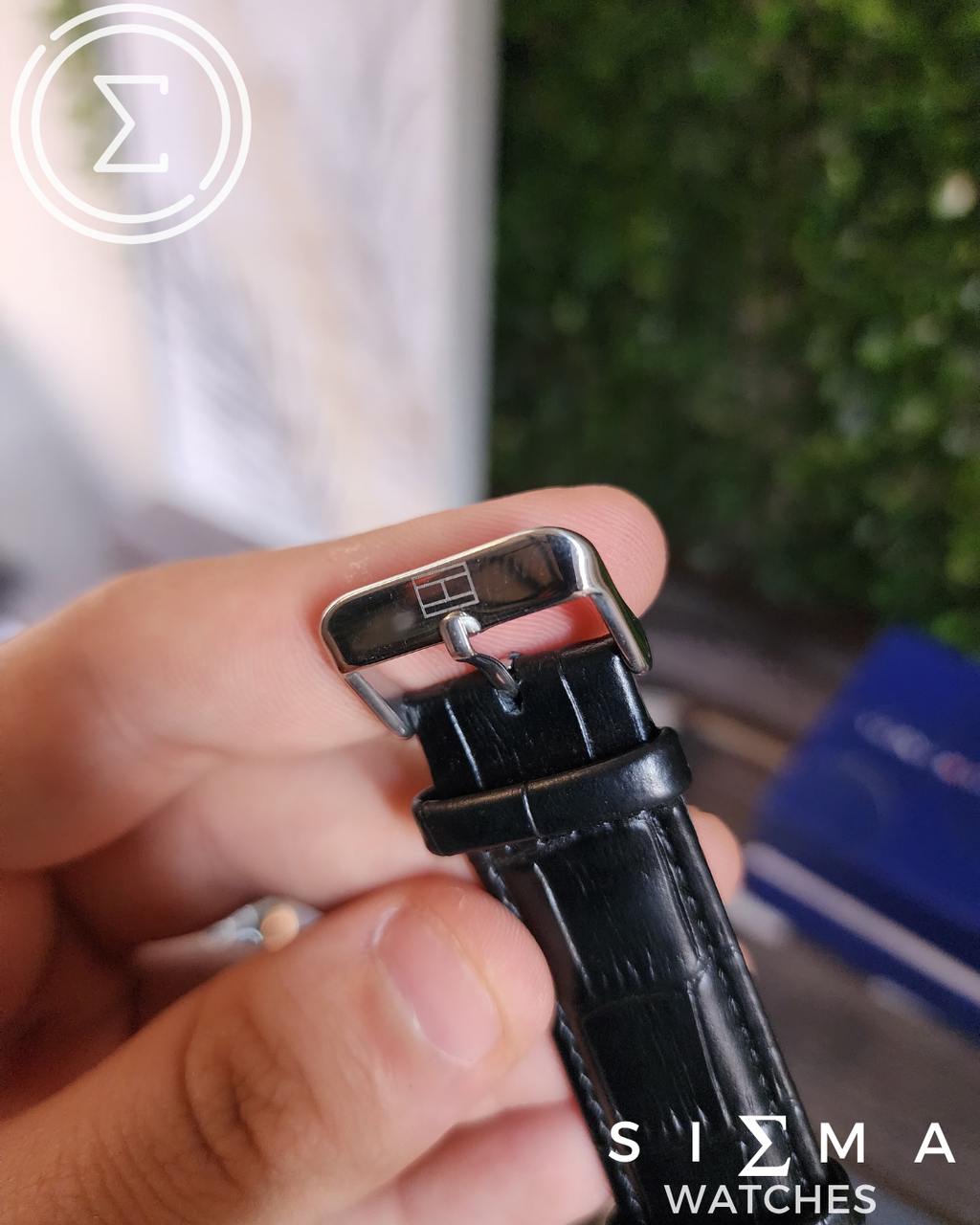 Tommy Hilfiger leather