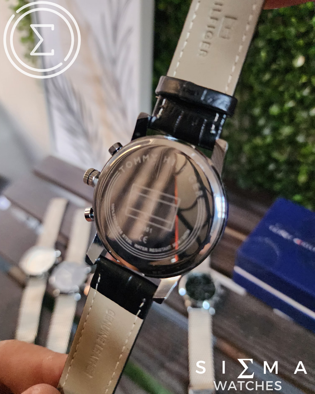 Tommy Hilfiger leather