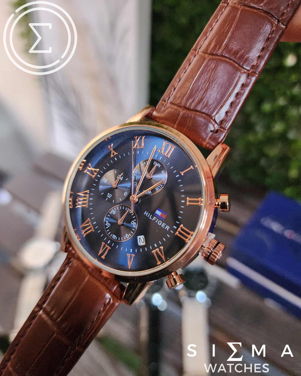 Tommy Hilfiger leather