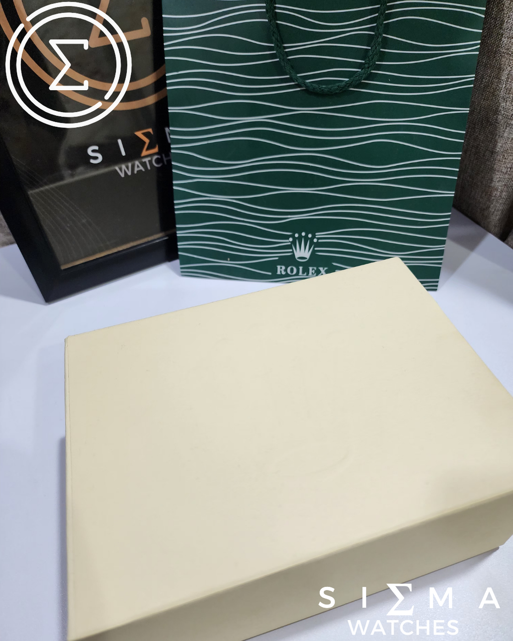 ROLEX Wood x Leather box
