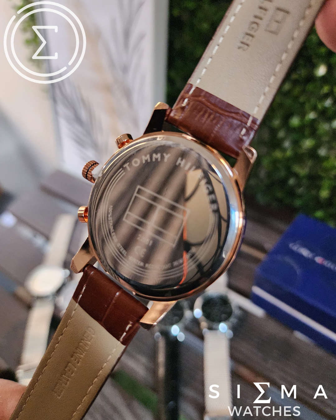 Tommy Hilfiger leather