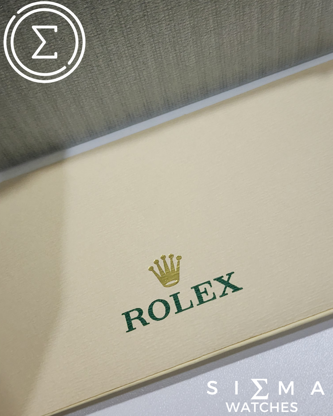 ROLEX Wood x Leather box