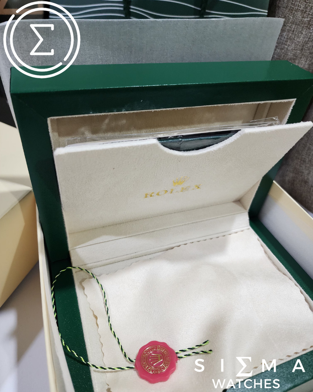 ROLEX Wood x Leather box