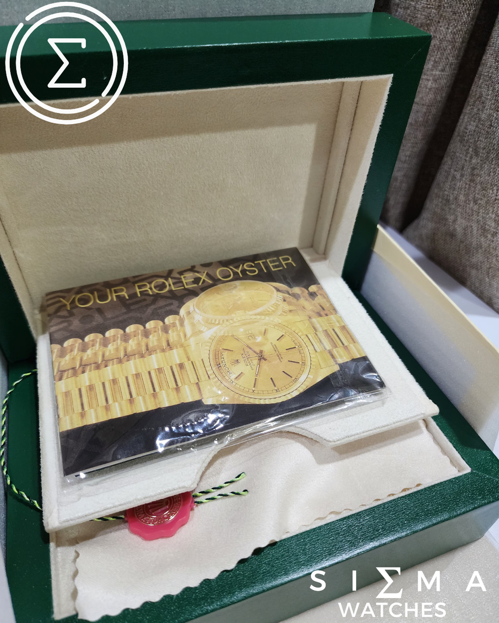 ROLEX Wood x Leather box