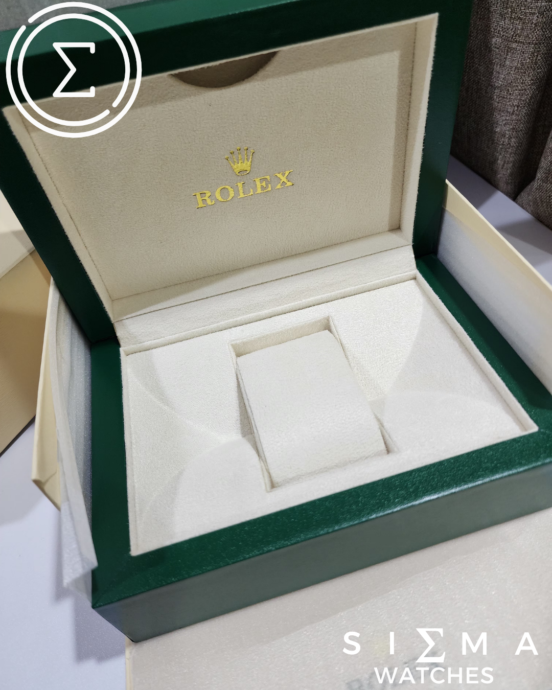 ROLEX Wood x Leather box