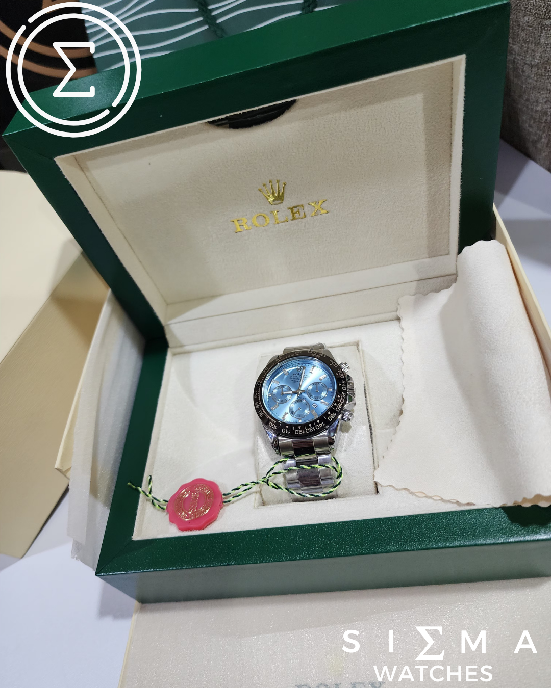 ROLEX Wood x Leather box