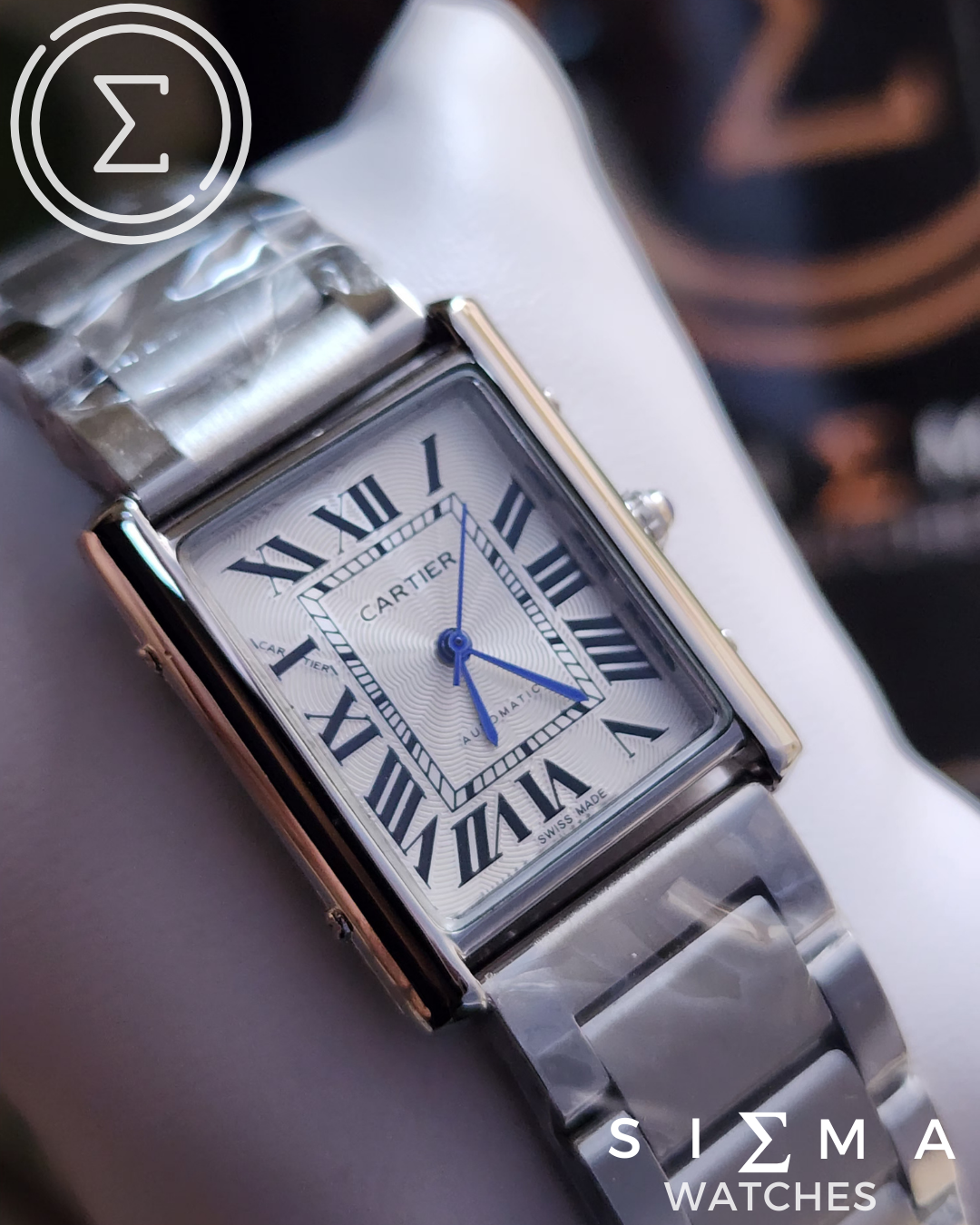 Cartier tank "Metal"