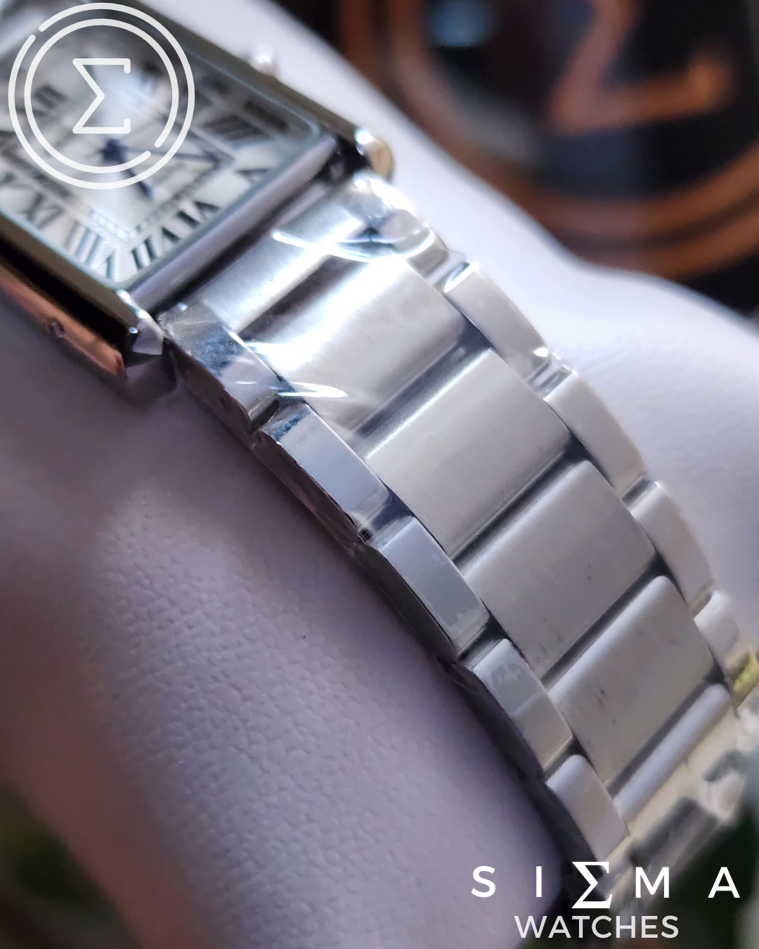 Cartier tank "Metal"