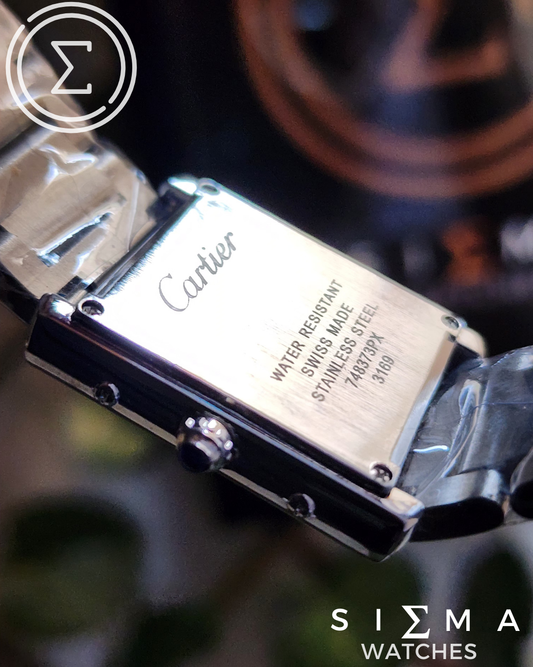 Cartier tank "Metal"