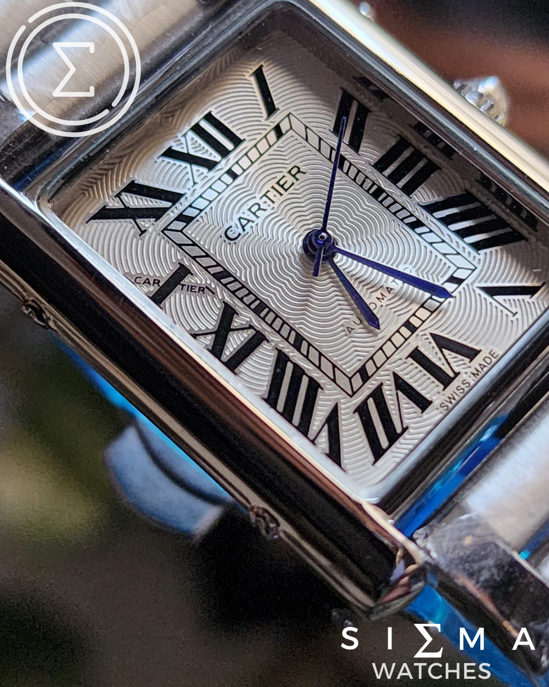 Cartier tank "Metal"