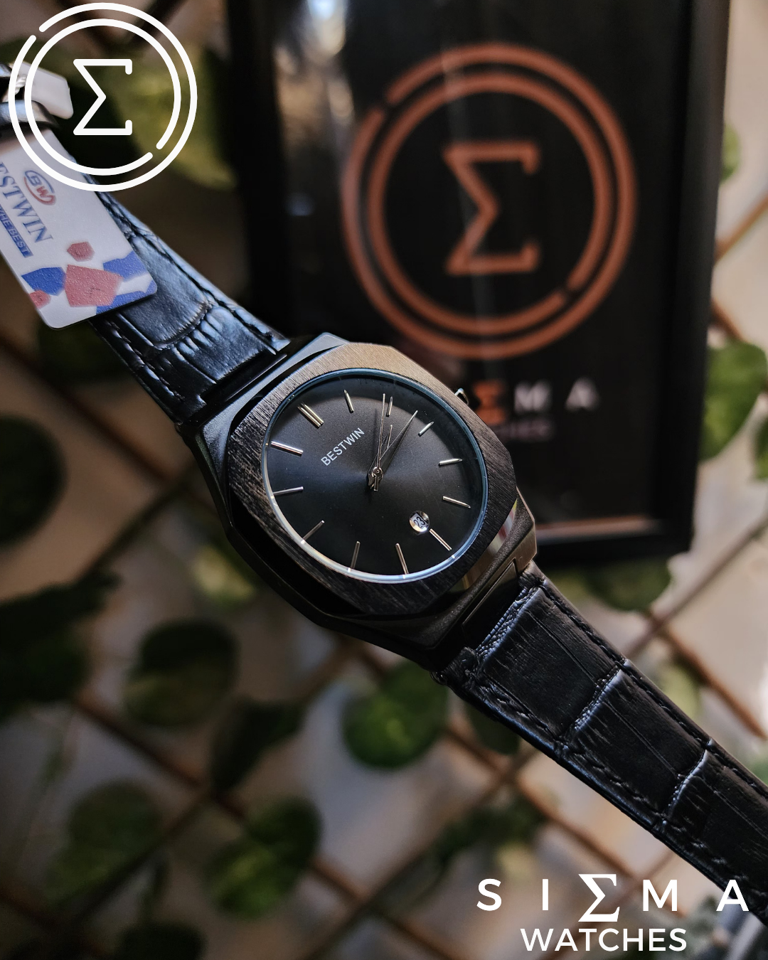 BESTWIN BLACK leather