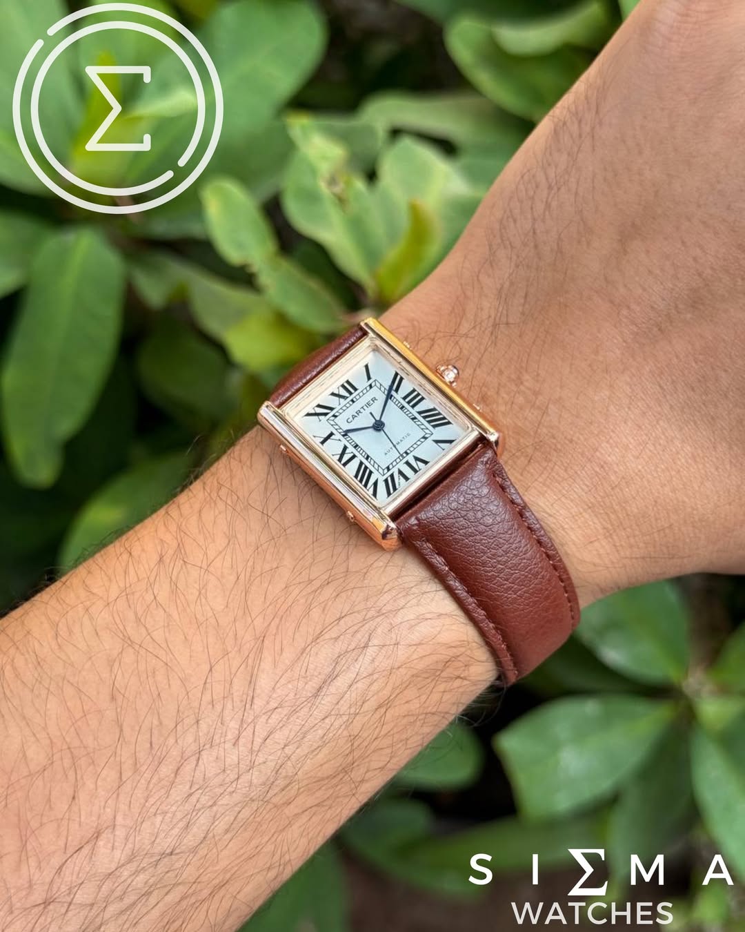 Cartier tank "havan*rose gold"