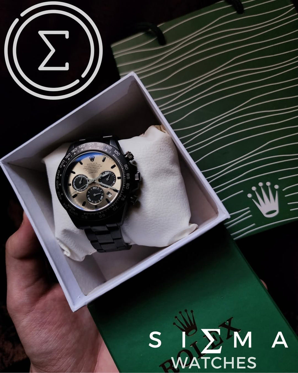 ROLEX Daytona black