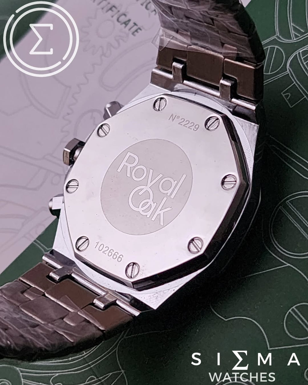 AP royal oak mono "chronograph"