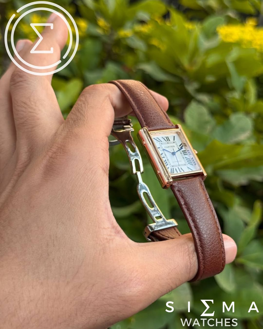 Cartier tank "havan*rose gold"