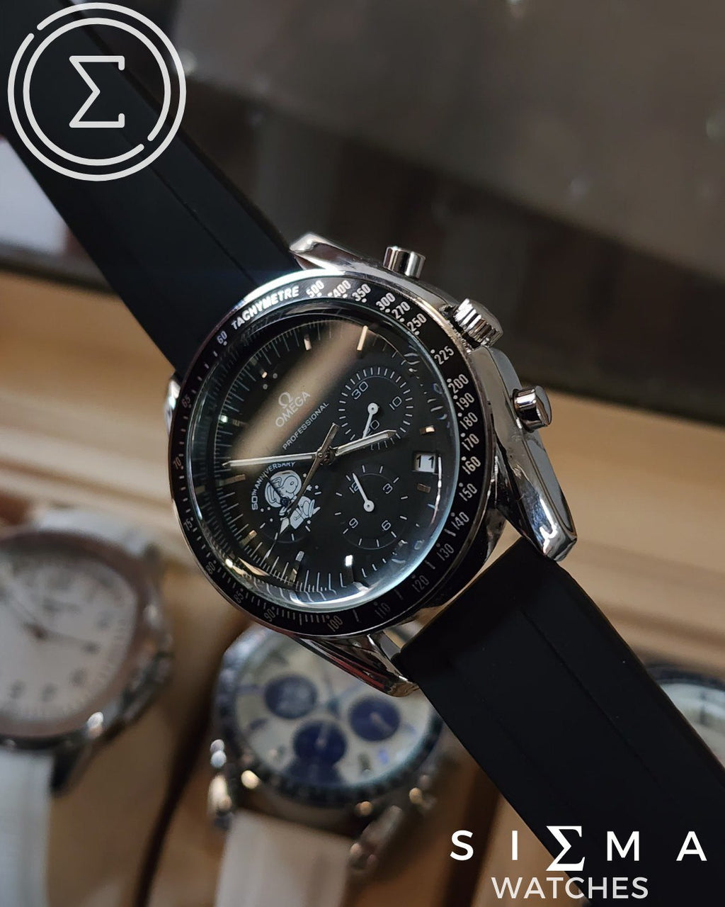 OMEGA speedmaster rubber