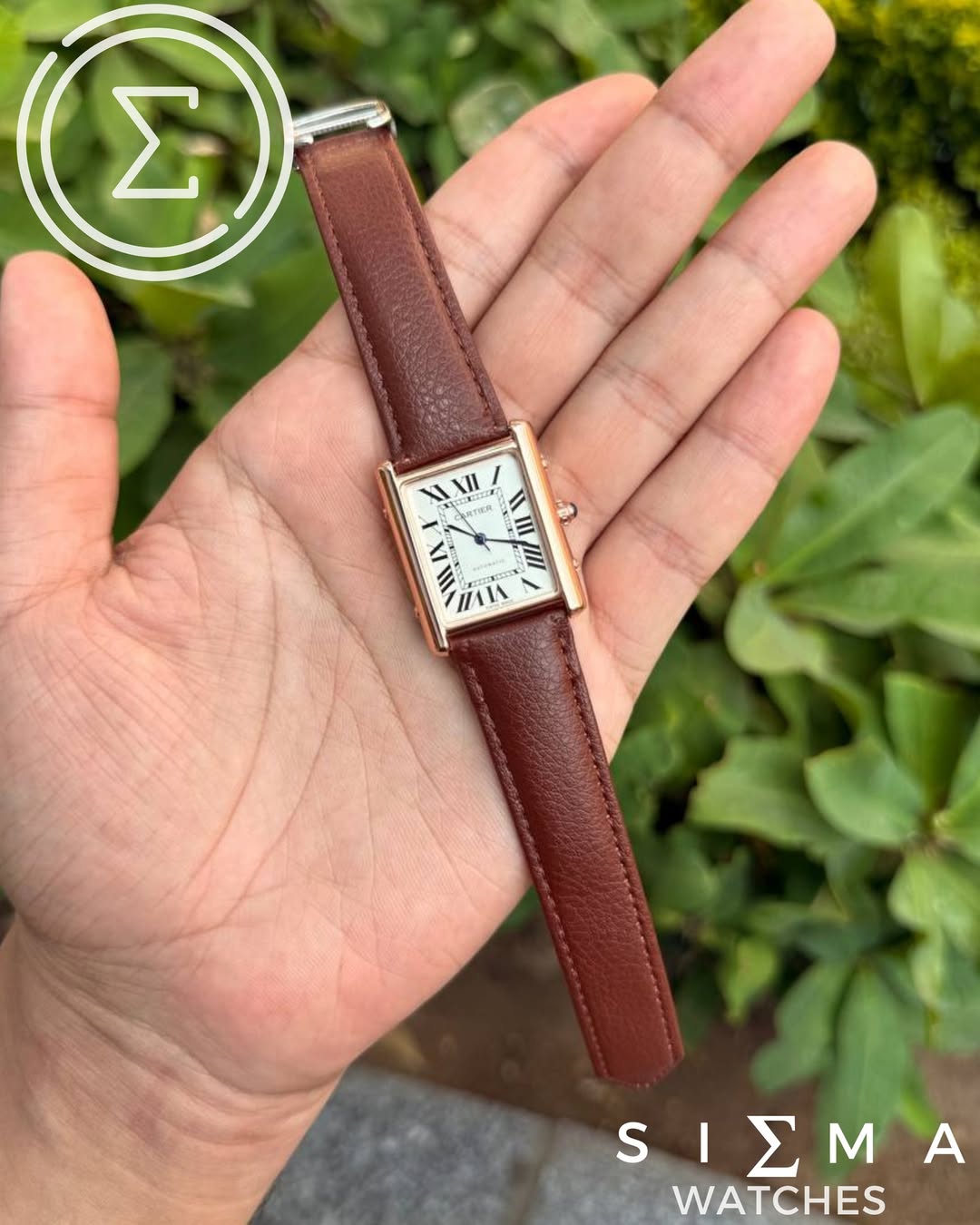 Cartier tank "havan*rose gold"
