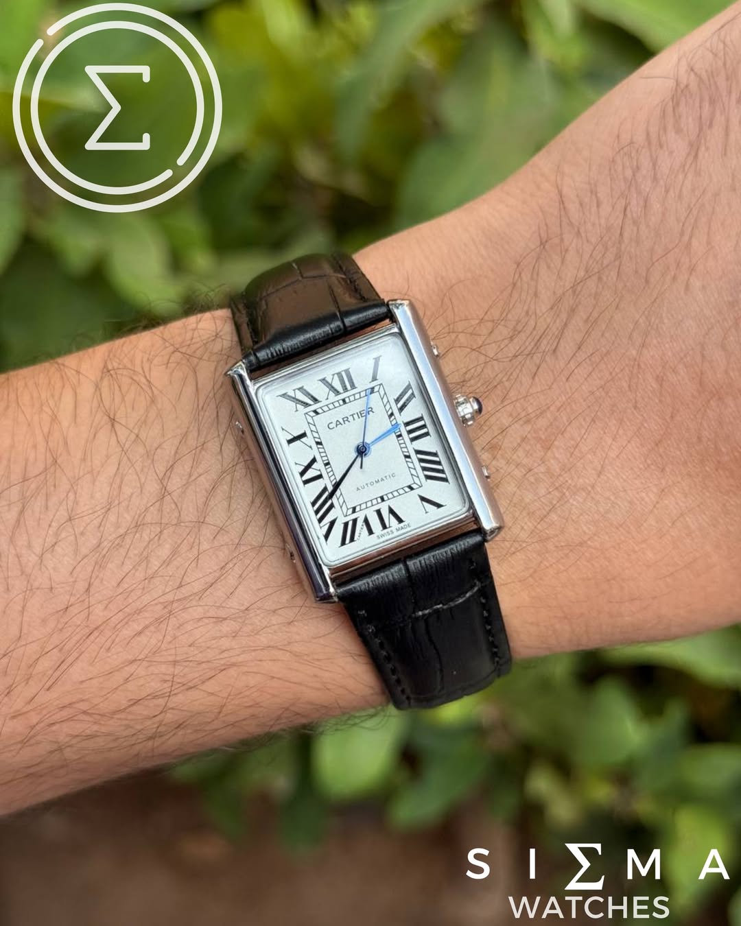 Cartier tank "black"