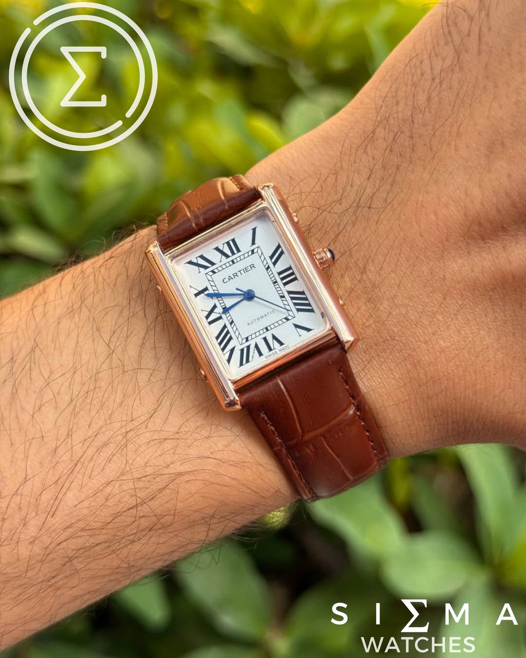 Cartier tank "havan*rose gold"