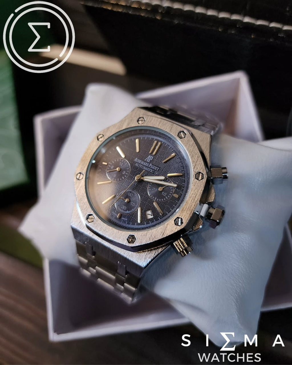 AP royal oak mono "chronograph"