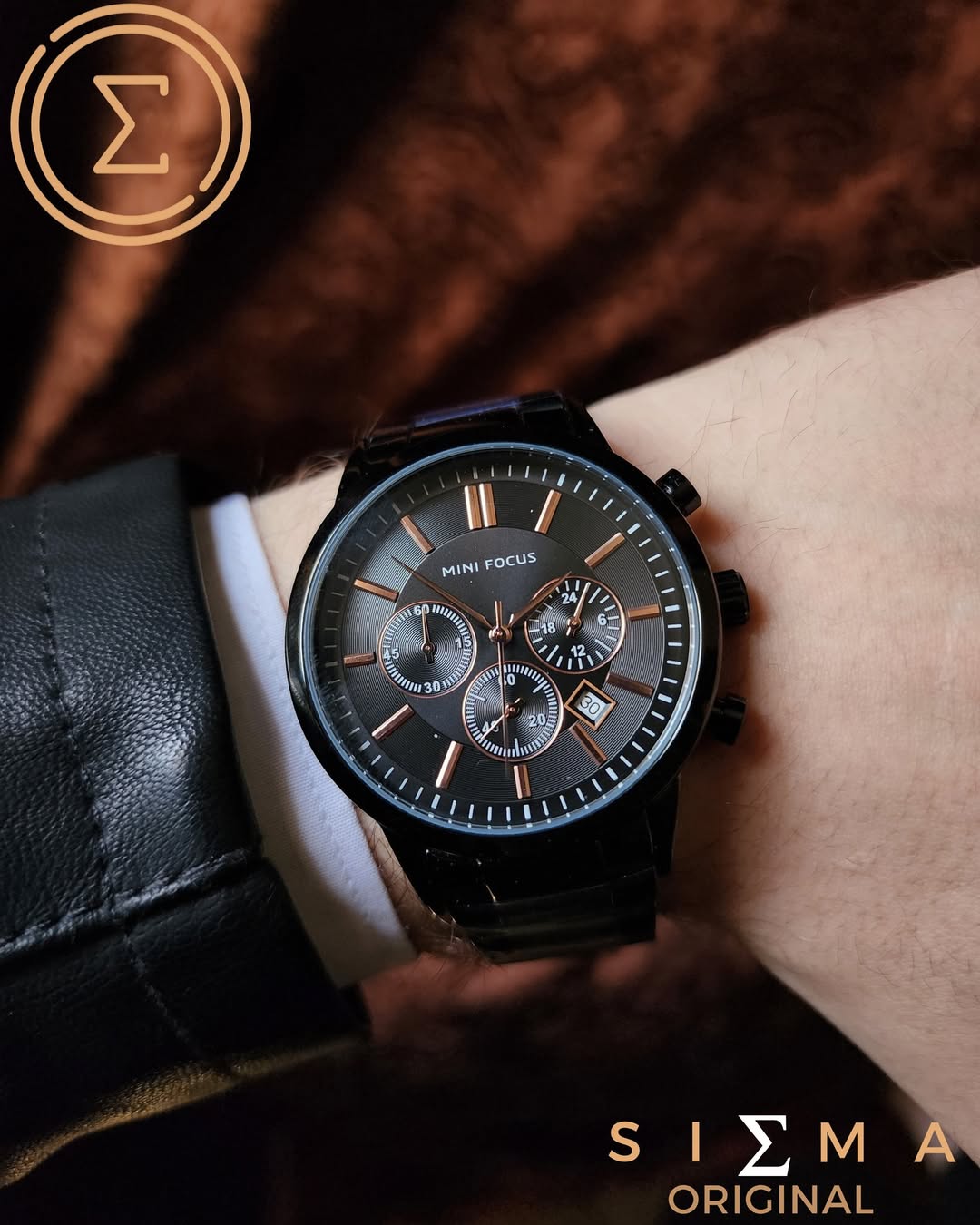 Mini Focus Armani black