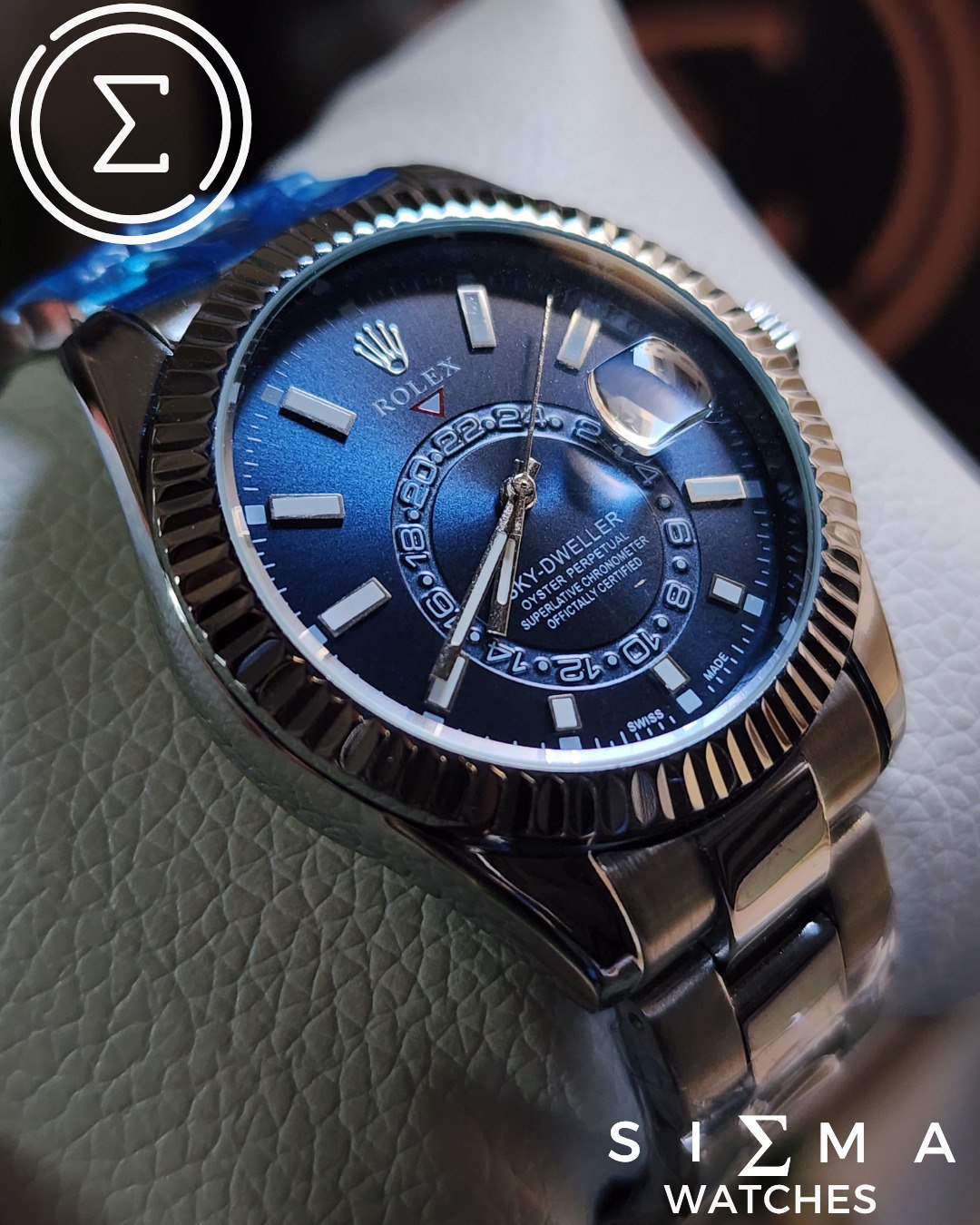 Rolex sky-Dweller mirror