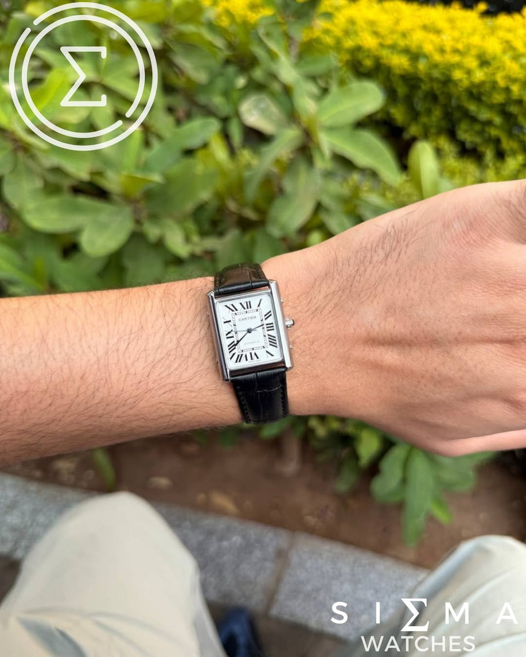 Cartier tank "black"